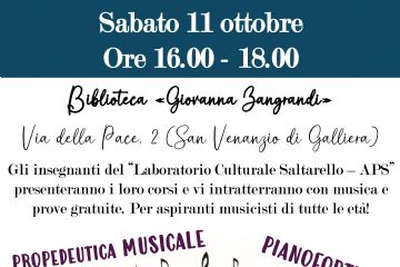 Presentazione dei corsi del Laboratorio Culturale Saltarello - APS