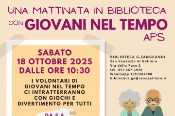 In Biblioteca con Giovani nel Tempo